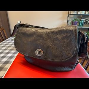 Coach Leather Legacy Flap Shoulder/Crossbody bag